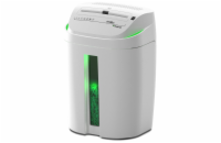 KOBRA skartovač C4-HYBRID/ příčný řez 3,5 x 40 mm/ A4/ kapacita 17 listů/ objem koše 40l/ stupeň utajení P4/ bílo-zelený