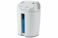 KOBRA skartovač +1 CC4/ příčný řez 3,5 x 40 mm/ A4/ kapacita 14 listů/ objem koše 38l/ stupeň utajení P4/ modro-bílý