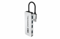 Green Cell USB-A 4v1 HUB (4×USB 3.0) – rychlý přenos 5 Gb/s, hliníkové pouzdro
