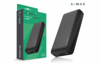 Powerbanka A-MAX 10 000 mAh, černá