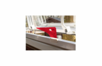 Zarážka do dveří a oken DEBBEX Door Stopper červená 1ks