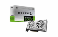 MSI VGA NVIDIA GeForce RTX 5060 Ti 16G VENTUS 2X OC WHITE PLUS, RTX 5060 Ti, 16GB GDDR7, 3xDP, 1xHDMI