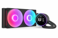 NZXT vodní chladič Kraken 280 ELITE RGB / 2x140mm RGB fan / 4-pin PWM / LCD disp. / 6 let