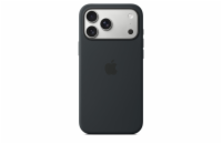 iPhone 17 Pro Max Silicone Case with MS – Black