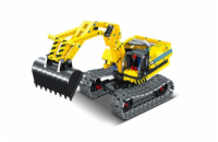 Stavebnice iM.MASTER bagr/robot 2v1 342ks