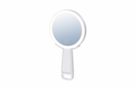 IMMAX LED kosmetické zrcátko SWEET Make up/ oboustranné/ 10x zvětšovací/ CCT/ stojánek na mobil/ bílé