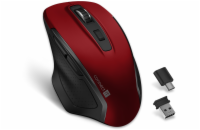 CONNECT IT Dual SmartSwitch bezdrátová myš, USB-A + C (+1x AA baterie zdarma), ČERVENÁ