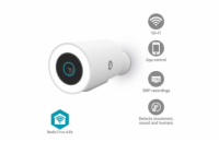 NEDIS IP kamera/ venkovní/ IP65/ Wi-Fi/ Reflektor/ 3Mpix/ 1296p/ Onvif/ detekce pohybu/ noční vidění 10m/ bílá