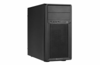 SilverStone FARA 313, kompaktní Micro-ATX skříň, 2x USB 3.0, GPU až 354mm, ocel, černá