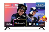 CHiQ LF32FT TV 32", FHD, smart, Google TV, dbx-tv, Dolby Audio, Frameless