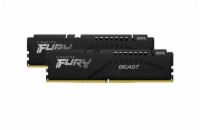 Kingston Fury Beast 32GB (2x16GB) DDR5 5600MHz DIMM Paměťový kit Kingston Fury Beast DDR5 o kapacitě 32 GB (2×16 GB) a frekvenci 5600 MHz poskytuje vysoký výkon a stabilitu. Modul DIMM je vhodný pro 