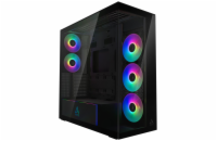 ARCTIC skříň Xtender / E-ATX / 2x120mm ARGB fan / 2xUSB / USB-C / zrcadlové sklo / černá