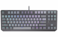 Endorfy mechanická klávesnice Thock V2 TKL / drátová / ARGB /  red sw. / USB / CZ/SK layout