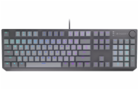 Endorfy mechanická klávesnice Thock V2 / drátová / ARGB /  red sw. / USB / num. kl. / CZ/SK layout