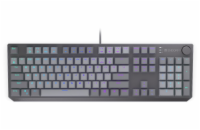 Endorfy mechanická klávesnice Thock V2 / drátová / ARGB /  red sw. / USB / num. kl. / US layout