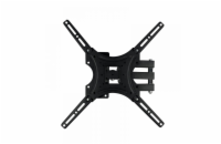 DeTech Otočný držák na TV 32–55" na stěnu - černá Univerzální otočný držák na TV 32”–55” s podporou VESA 200×200 mm. Možnost náklonu až +15°, otáčení do stran a vzdálenost od zdi až 46 cm. Pevná kovo
