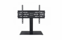 DeTech Stolní fixní TV stojan 36–55" - černá Stolní stojan pro TV 36”–55” s fixní konstrukcí, výškovým nastavením a VESA až 600×400 mm. Stylové a stabilní řešení pro umístění televizoru bez vrtání do
