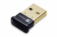 Connect IT Bluetooth 5.0 USB Adaptér Malý, ale praktický pomocník s BT technologií s dosahem až 20m a s možností bezdrátového spojení na dálku s jakýmkoliv zařízením disponujícím Bluetooth, například