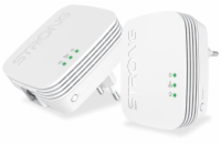 STRONG sada 2 adaptérů Powerline PL600MDUO/ 600 Mbit/s/ 1x LAN/ bílý
