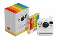 BAZAR - Polaroid Now+ Gen 3 White Bundle with Color Film (8 photos) - Poškozený obal (Komplet)