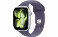 Apple Watch Series 11 GPS 42mm Silver Aluminium Case with Purple Fog Sport Band - S/M