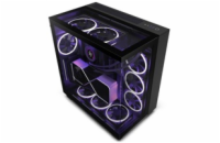 BAZAR - NZXT skříň H9 Elite dvoukomorová ATX / 3xRGB 120 mm / 1x 120mm fan/prosklená/RGB&fan con/ černá, poškozený obal
