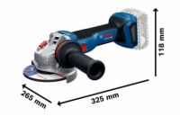 BOSCH Úhlová bruska AKUGWS bez baterie 18V-11 (0.601.9N4.100)