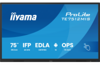 75" iiyama TE7512MIS-B4AG:IPS,4K,40P,USB-C