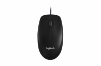 Logitech myš M100, optická, USB, 3 tlačítka, černá, 1000dpi