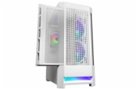 COUGAR PC skříň AIRFACE RGB White Mid Tower Mesh Front Panel 2 x 140mm ARGB Fans 1x 120mm ARGB Fan TG Left Panel