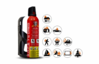 Hasicí sprej SAFE 750 RED 750ml pěnový + držák 75C