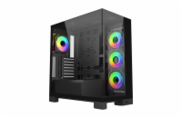 FSP M540-BA/Midi Tower/Transpar./Černá