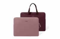 tomtoc Light-A21 Dual-color Slim Laptop Handbag, 13,5 Inch - Raspberry
