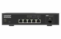 QNAP switch QSW-L3205-1C4T (4x 10GbE port, 1x 10G SFP+/NBASE-T Combo, Lite Managed)