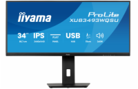 iiyama ProLite/XUB3493WQSU-B6/34"/IPS/wQHD/120Hz/1ms/Černá/3R