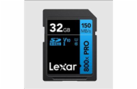 Lexar SDHC 800x Pro UHS-I cards, C10 (V10) U1, R150, 32GB
