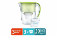 AQUA OPTIMA - Filtrační konvice Oria zelená + 3x filtr EVO1PLUS 