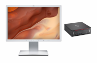 Počítač Fujitsu Esprimo Q558 + Fujitsu B24W-7 LED  Počítač - 24 palců, 16 GB, Intel Core i5-8400T 1.70 GHz, 1 000 GB SSD, Windows 11 Pro, 1920 x 1200 px, Intel UHD Graphics 630, DVD-RW, Sada mini PC 