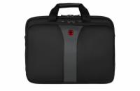 Trojitá brašna na notebook Wenger Legacy 17" - černá/šedá Elegantní a prostorná trojitá brašna s ochranou pro notebooky do 17", množstvím přihrádek a pohodlným přenášením díky madlu i popruhu. Ideáln