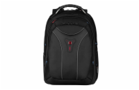 Batoh na notebook Wenger Carbon 17" - černá Elegantní batoh na notebook do 17" s prodyšným polstrováním, praktickými kapsami a odolným vodoodpudivým materiálem. Vhodný pro práci, školu i každodenní c