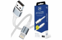 3mk kabel Hyper Cable N-SERIES A to Lightning 2m 5V/2.4A 12W White