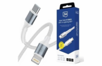 3mk kabel Hyper Cable N-SERIES C to Lightning 1m 9V/2A 20W White