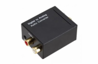 WG - Převodník digitálního signálu na analog - RCA L/R 3,5 mm, black