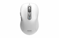 PORT CONNECT EXPERT, Bluetooth a 2,4GHz bezdrátová nabíjecí myš, USB-C, bílá