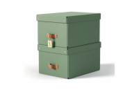 LEITZ úložný box, karton, velikost M, 2 ks zelený