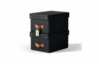 LEITZ úložný box Leitz, karton, velikost S, 2 ks černý