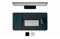 LEITZ podložka na stůl recyklovaná kůže 36x70 cm tm. šedá