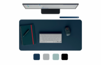 LEITZ podložka na stůl 40x80 cm tm. modrá