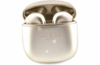 Guess True Wireless Stereo Earphones, zlatá Guess True Wireless Classic bezdrátová sluchátka, vynikají skvělým zvukem, ergonomickým tvarem a dotykovým ovládáním
