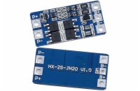 Ochranný obvod a balancér pro 2 Li-Ion články 18650 proud do 10A